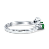 Marquise Art Deco Bridal Wedding Engagement Ring Simulated Cubic Zirconia 925 Sterling Silver