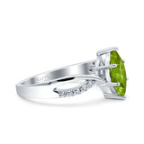 Marquise Art Deco Infinity Wedding Engagement Ring Simulated Cubic Zirconia 925 Sterling Silver