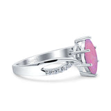 Marquise Art Deco Infinity Wedding Engagement Ring Simulated Cubic Zirconia 925 Sterling Silver