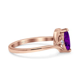 Marquise Art Deco Wave Wedding Engagement Ring Simulated Cubic Zirconia 925 Sterling Silver