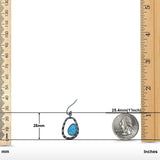 Drop Dangle Earrings Lab Created Opal 925 Sterling Silver (26mm)