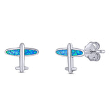 airplane earrings