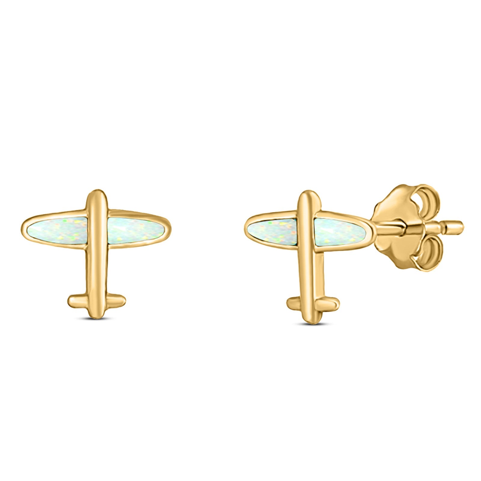 airplane earrings