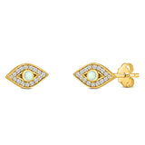 Evil Eye Stud Earrings 