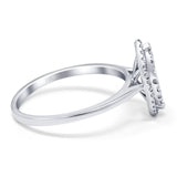 14K Gold 0.38ct Round 12.5mm G SI Promise Diamond Engagement Wedding Ring
