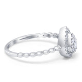 14K Gold 0.26ct Round 9mm G SI Promise Diamond Engagement Wedding Ring