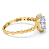 14K Gold 0.32ct Round 8.4mm G SI Promise Diamond Engagement Wedding Ring