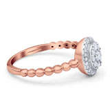 14K Gold 0.28ct Round 8.8mm G SI Solitaire Promise Diamond Engagement Wedding Ring