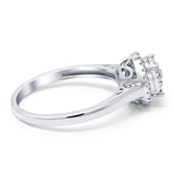 14K Gold 0.20ct Round 9mm G SI Diamond Engagement Wedding Ring