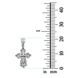 925 Sterling Silver Cross Pendant Charm Fashion Jewelry