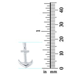 Plain Anchor Pendant Charm 925 Sterling Silver