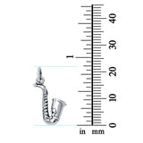 Saxophone Charm Pendant Fashion Jewelry 925 Sterling Silver