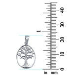 Sterling Silver Tree of Life Pendant Charm 925 Sterling Silver