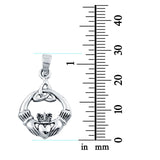 Celtic Claddagh Pendant Charm Fashion Jewelry 925 Sterling Silver