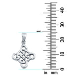 925 Sterling Silver Celtic Pendant Charm