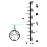 Celtic Sterling Silver Tree of Life Pendant Charm 925 Sterling Silver