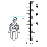 Hamsa Charm Pendant 925 Sterling Silver