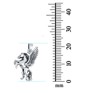 Silver Pegasus Charm Pendant 925 Sterling Silver