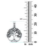 Sterling Silver Tree of Life Charm Pendant 925 Sterling Silver