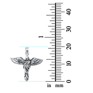 Sterling Silver Angel Charm Pendant 925 Sterling Silver