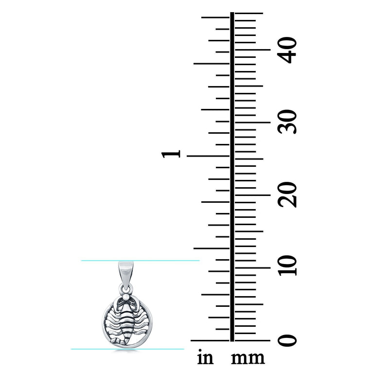 Sterling Silver Scorpion Charm Pendant 925 Sterling Silver
