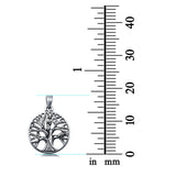 Sterling Silver Tree of Life Pendant Charm 925 Sterling Silver