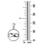 Sterling Silver Infinity Pendant Charm 925 Sterling Silver (20mm)