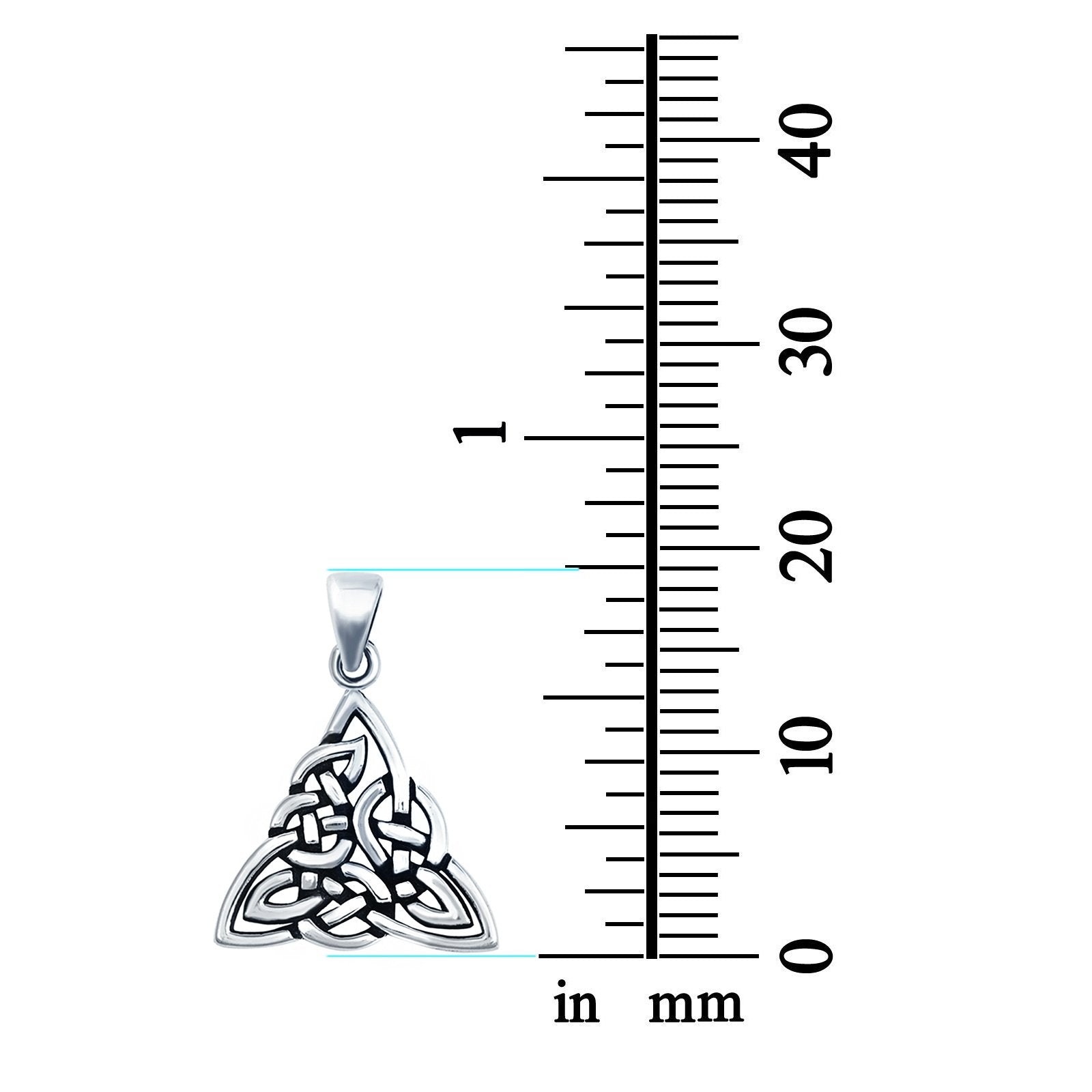Pendant Celtic Charm Fashion Jewelry 925 Sterling Silver