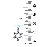925 Sterling Silver Star Pendant Charm Fashion Jewelry