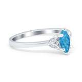 Marquise Art Deco Engagement Ring Simulated Cubic Zirconia 925 Sterling Silver