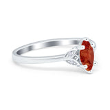 Marquise Art Deco Engagement Ring Simulated Cubic Zirconia 925 Sterling Silver