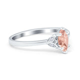 Marquise Art Deco Engagement Ring Simulated Cubic Zirconia 925 Sterling Silver