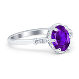 Vintage Style Wedding Ring Round Simulated Cubic Zirconia 925 Sterling Silver