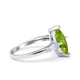 Art Deco Marquise Simulated Cubic Zirconia Engagement Ring 925 Sterling Silver