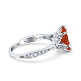 Marquise Art Deco Wedding Bridal Ring Simulated Cubic Zirconia 925 Sterling Silver