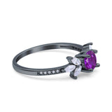 Marquise Wedding Ring Simulated Cubic Zirconia 925 Sterling Silver