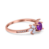 Marquise Wedding Ring Simulated Cubic Zirconia 925 Sterling Silver
