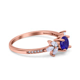 Marquise Wedding Ring Simulated Cubic Zirconia 925 Sterling Silver