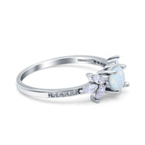 Marquise Wedding Ring Simulated Cubic Zirconia 925 Sterling Silver
