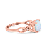 Art Deco Cushion Cut Wedding Engagement Bridal Ring Simulated Cubic Zirconia 925 Sterling Silver