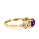 Vintage Style Art Deco Cushion and Marquise Wedding Engagement Ring Simulated Cubic Zirconia 925 Sterling Silver