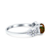 Vintage Style Art Deco Cushion and Marquise Wedding Engagement Ring Simulated Cubic Zirconia 925 Sterling Silver