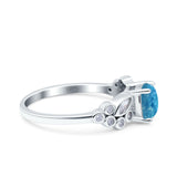 Vintage Style Art Deco Cushion and Marquise Wedding Engagement Ring Simulated Cubic Zirconia 925 Sterling Silver