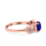 Vintage Style Art Deco Cushion and Marquise Wedding Engagement Ring Simulated Cubic Zirconia 925 Sterling Silver