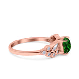 Vintage Style Art Deco Cushion and Marquise Wedding Engagement Ring Simulated Cubic Zirconia 925 Sterling Silver