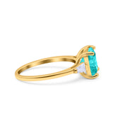 Cushion Cut Art Deco Wedding Bridal Ring Baguette Simulated Cubic Zirconia 925 Sterling Silver