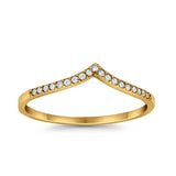 Eternity Wedding Band Ring Simulated Round CZ 925 Sterling Silver