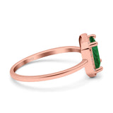 Halo Radiant Cut Wedding Engagement Ring Round Simulated Cubic Zirconia 925 Sterling Silver