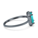 Halo Radiant Cut Wedding Engagement Ring Round Simulated Cubic Zirconia 925 Sterling Silver