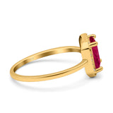 Halo Radiant Cut Wedding Engagement Ring Round Simulated Cubic Zirconia 925 Sterling Silver